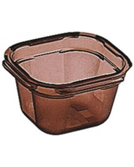 Alto Plus bac gastronorme en copolyester fumé - GN 1/6 profondeur 10 cm