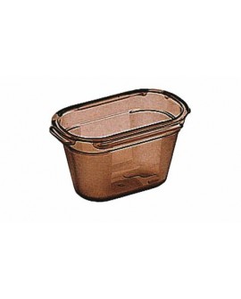 Alto Plus bac gastronorme en copolyester fumé - GN 1/9 profondeur 10 cm