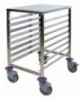 chariot bas inox 8 niveaux 600x400