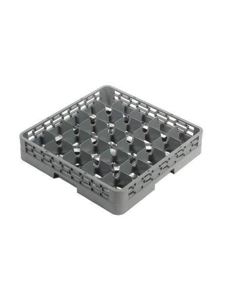 panier de base avec cloisons - pour 25 verres inclinés