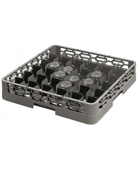panier de base avec cloisons - pour 36 verres inclinés