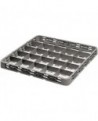réhausse avec cloisons - h 4.5 cm - pour casiers 49 verres