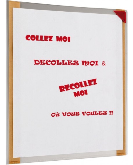 Tarifold pochettes adhésives neutre x5