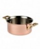 Elégance cuivre-inox mini-marmite 9 cm