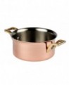 Elégance cuivre-inox mini-marmite 9 cm