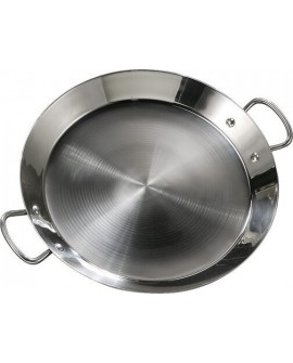 plat inox à paëlla 32 cm
