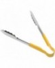 pince feuille de chêne inox manche jaune 24 cm