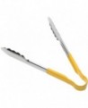 pince feuille de chêne inox manche jaune 24 cm