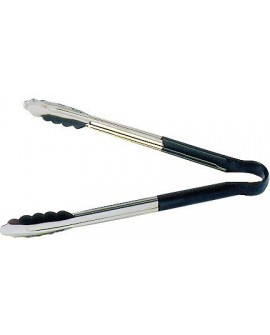 pince feuille de chêne inox manche noir 24 cm