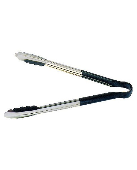 pince feuille de chêne inox manche noir 24 cm