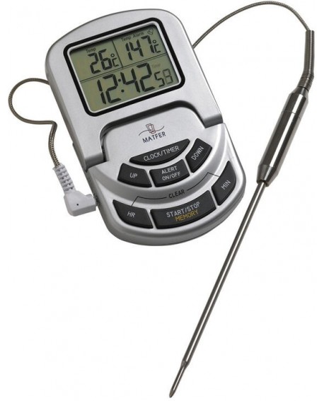 thermomètre de cuisson sonde avec alarme IP65 de 0° à +300° c